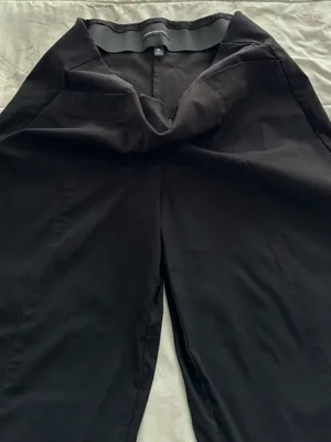 Counterparts Black Pull-On Wide Leg Pants with pockets, size XL wide waistband thumbnail 6