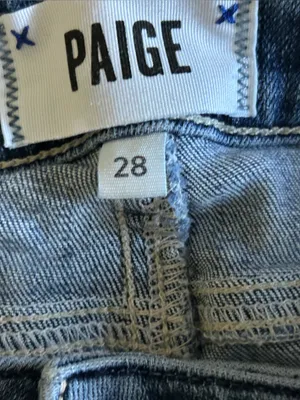 PAIGE Women’s Skinny Jeans in Medium Blue - Stretch Denim Sz 28 thumbnail 4