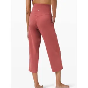 Lululemon Align Wide Leg Crop 23” Pants in Soft Cranberry thumbnail 5