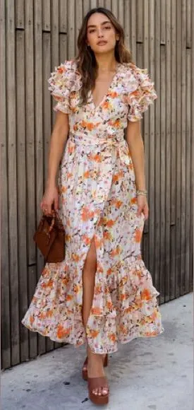 ELLIATT Dorrigo Maxi‎ Wrap Dress thumbnail 1