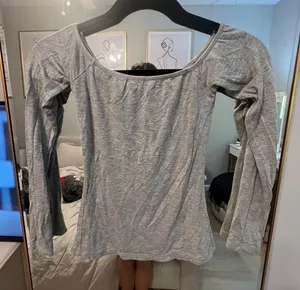 Gray Off Shoulder Mid thumbnail 1