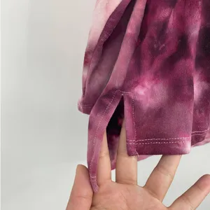 Derek Heart Womens Pink Purple Tie Die Sweater Top Shirt Long Sleeve NEW Medium thumbnail 5