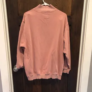 Aerie Cowl Neck Sweatshirt Women’s M Pink/salmon thumbnail 3