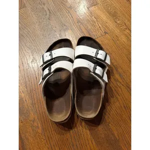 Birkenstock Arizona sandals two straps with adjustable buckles white 39 thumbnail 5