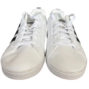 Adidas VS Advantage Sneakers Men's Sz 8‎ white Black Casual thumbnail 2