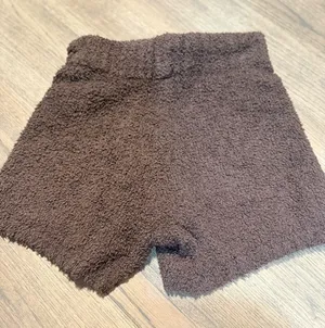 Skims Brown Teddy Knit Lounge Shorts Size Large/Extra Large thumbnail 1