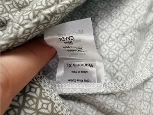 Petite plume Geo Classic Lightweight Pima Cotton Pajamas size XL thumbnail 8
