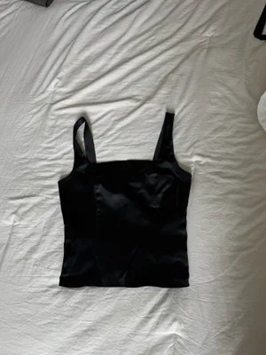 Abercrombie Black Satin Tank Top thumbnail 3