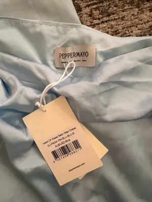 Peppermayo Dress Blue Satin thumbnail 3