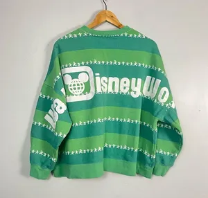 Disney Adults Pullover Sweatshirt - Mickey and Friends - Green size xl thumbnail 6