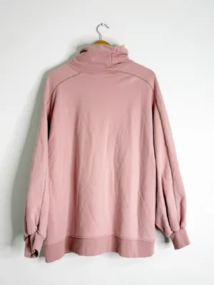 LIT Active Blush Pink Funnel Neck Sweatshirt Pullover XL thumbnail 2