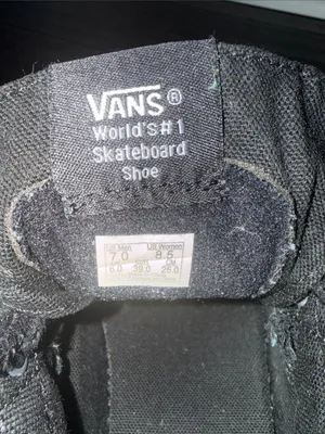 Vans Black High-Top Canvas Sneakers - Women’s Casual Skate Shoes thumbnail 4