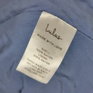 Lulus Womens‎ Downright Darling Dress Medium Blue Halter Open Back Mini Rodeo thumbnail 3