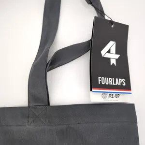 4 Laps/Four Laps Gray/Grey with Pink Camo Logo 2-Way Stretch Signature Tote NWT thumbnail 5