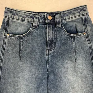 BDG 24 Elise Barrel Jean Blue High Rise Balloon Horseshoe Leg Slouchy Relaxed thumbnail 10