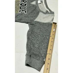 Russell Athletic Purdue Boilermakers Sweatshirt Womens Medium M Gray 3/4 Raglan Sleeve Scoop Neck thumbnail 8