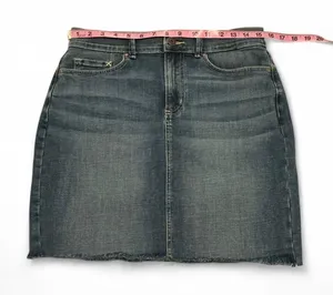 Lee Mini Denim Skirt With Raw Hem‎ thumbnail 1