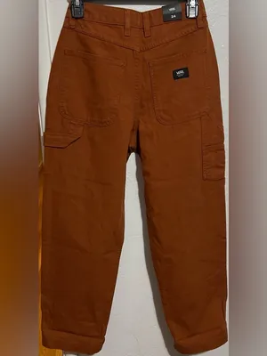 #37 NWT Vans Rust Ground Work Pants Size 24 thumbnail 2