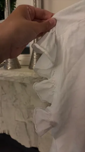 ZARA Ruffle Tee thumbnail 2