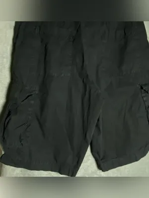 James Perse Black Cargo Shorts with Drawstring Waist size 2 / Medium Ripstop‎ thumbnail 9