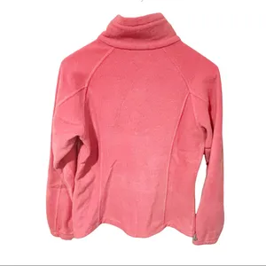 Columbia Womens Medium Pink‎ Full Zip Fleece Jacket Sweatshirt thumbnail 5