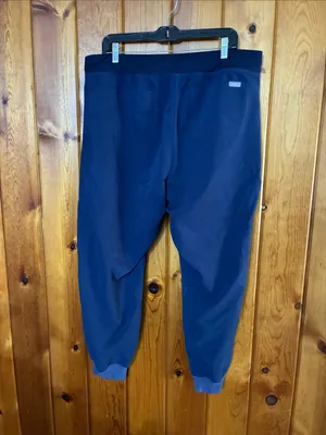 Figs Womens Navy Blue Drawstring Joggers nursing scrubs doctor medical field thumbnail 5