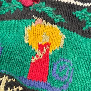 Vintage Christmas sweater size large thumbnail 7