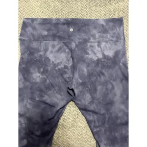lululemon Women's Align High-Rise 25 Tie Dye Blue Stretch Knit Yoga Leggings 20 thumbnail 6