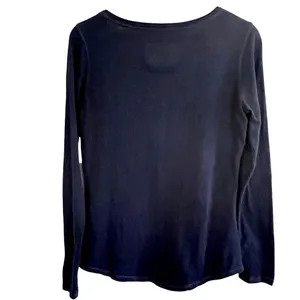 Vintage Y2K Abercrombie & Fitch Henley Top Sz L Bella Swan Elena Gilbert Preppy thumbnail 3