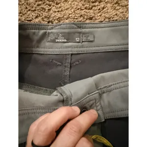 Prana Zion asha color black hiking shorts blue grey size 12 thumbnail 7
