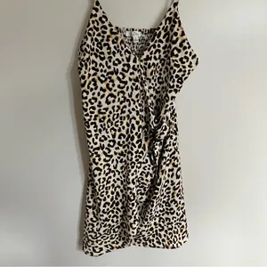 Women's Love Tree Leopard Print Strappy Sleeve Summer Slip Dress Size Large‎ thumbnail 2