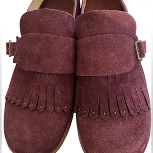 Kork Ease Womens Bailee Kiltie Burgundy Suede Monk Strap Shoe 8M Comfy Casual thumbnail 2