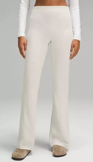 Lululemon ribbed softstreme flare pants thumbnail 1