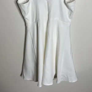 Lulus off white Divine Darling Ruffled Skater Dress Size S thumbnail 5