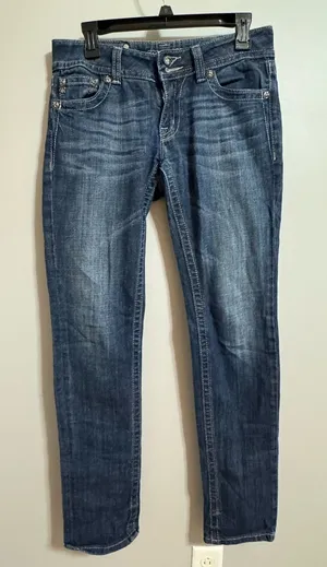 Miss Me Dark Blue Skinny‎ Jeans 29 JP4656-25K thumbnail 1