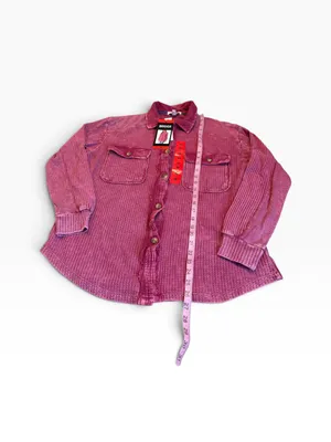 BRIGGS waffle knit button down nwt thumbnail 2