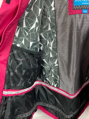 Ski Snow Waterproof Jacket Furry Hood Pink Women’s Small Lined Double Layer thumbnail 4