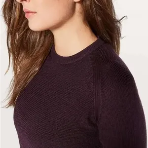 Lululemon Black Cherry Simply Wool Sweater thumbnail 3