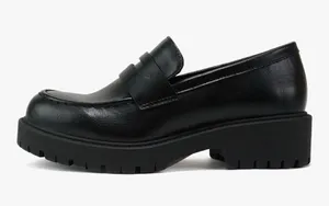 NEW Soda “HENDER” Round Toe Low Heel Lug Sole Platform Penny Loafer Shoe 10 thumbnail 1