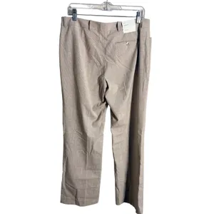 Calvin Klein Modern Fit Tan Plaid Dress Pants Womens 10‎ NWT Business Slacks thumbnail 7