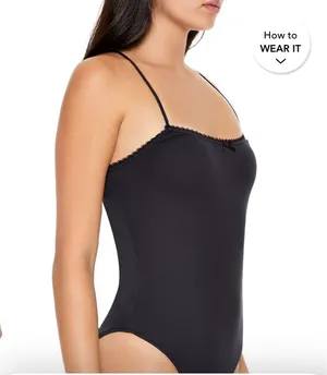 Forever 21 Pointelle Bow Cami Bodysuit thumbnail 4