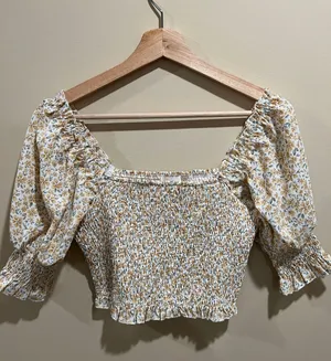 Bohme Floral Smocked Top thumbnail 2