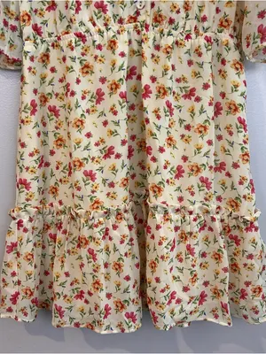 Lost + Wander Love in Bloom Floral Ruffle Mini Dress mini dress thumbnail 4