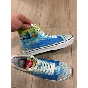 Vans Sk8-Hi SpongeBob SquarePants Tie Dye High Top Sneakers Womens 7 Mens 5.5 thumbnail 4