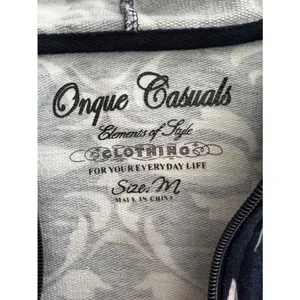 Women's Onque Casuals Hoodie M Red Blue size M thumbnail 7