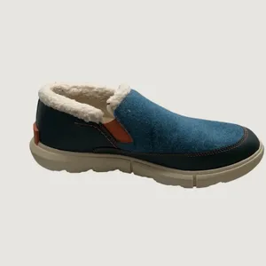 Sorel Explorer Blitz Drift Low Blue Felt Shearling Slip On Shoes LL4923-430 10 thumbnail 3
