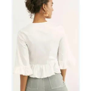 TJD The Jetset Diaries After Forever Embroidered Bell Sleeves Top Size XS thumbnail 2