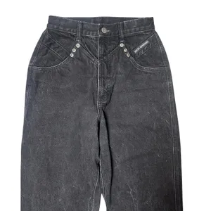 Vintage Rocky Mountain Black Denim High Rise Jeans Tall / Long Inseam thumbnail 3