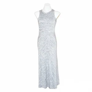 Lou & Grey Heathered Gray Soft Stretchy Comfy Light Maxi Dress thumbnail 2
