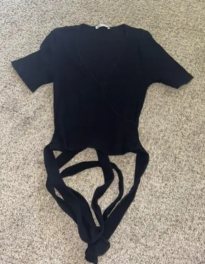 ZARA Crossover Wrap Top thumbnail 1